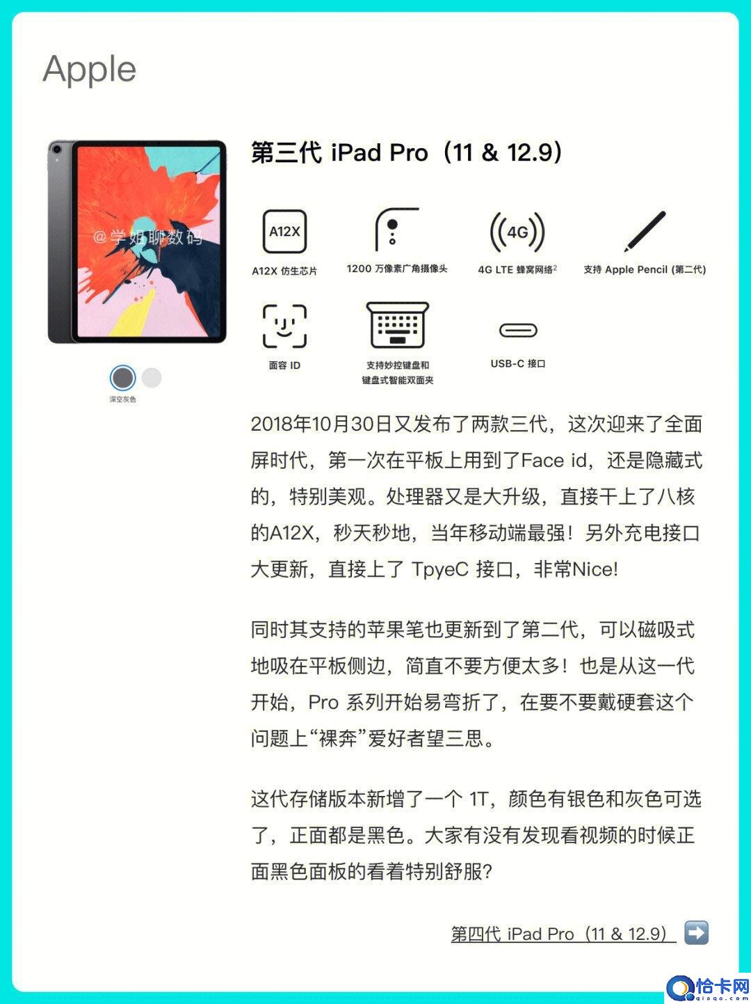 ipad pro三代是哪一年的(盘点苹果 iPad Pro 的发展史)