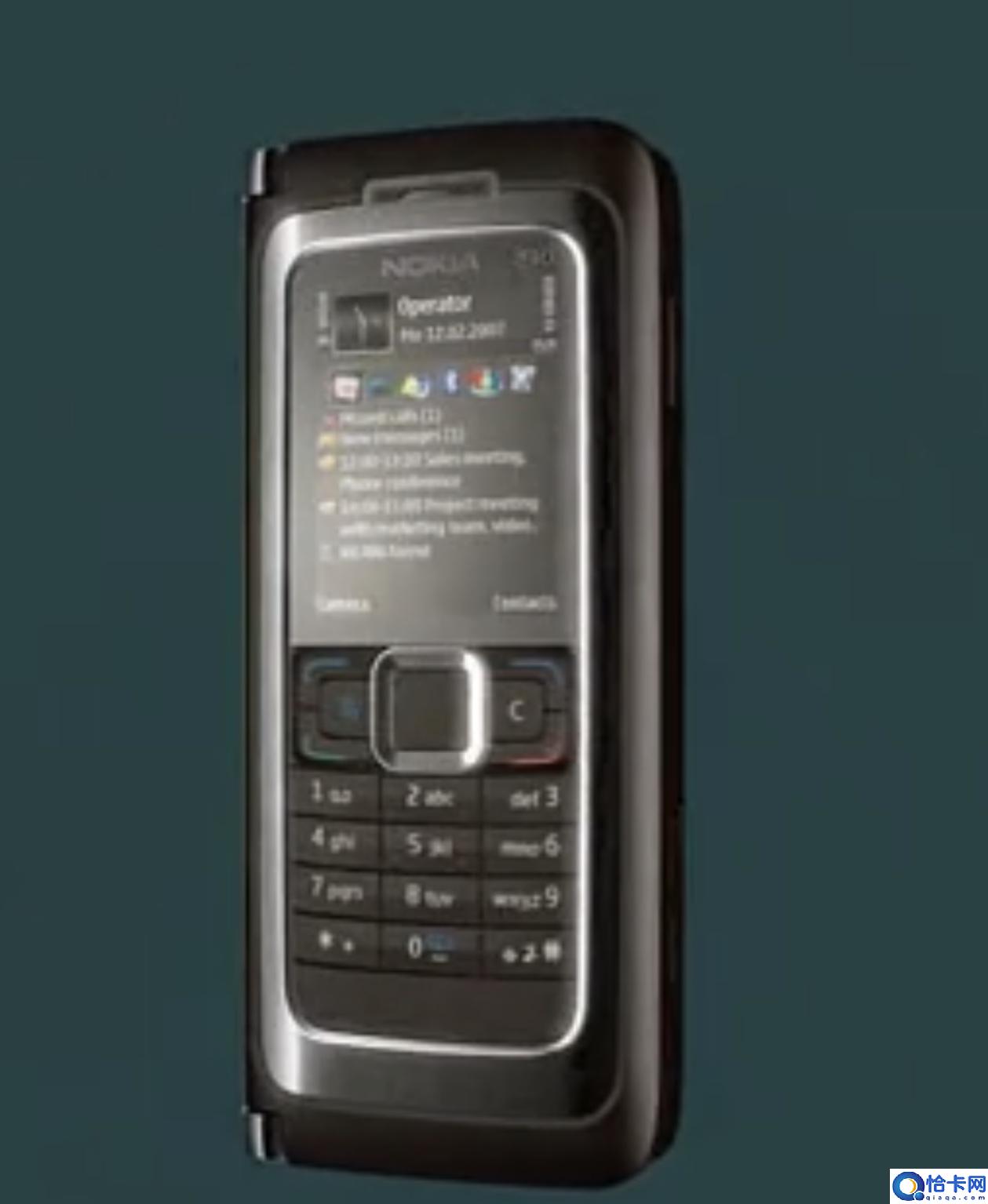 记忆中的经典商务手机-诺基亚E90