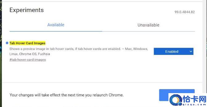 如何向Google Chrome添加选项卡缩略图