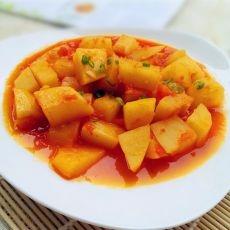 西红柿炒土豆(土豆番茄不能同吃)-华夏美食网