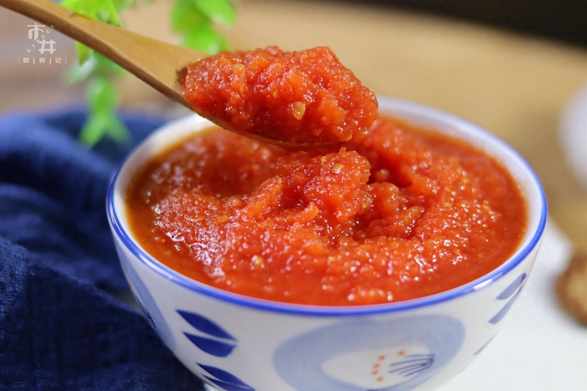 西红柿酱的家庭制作酱的做法(西红柿打卤正宗做法)-华夏美食网