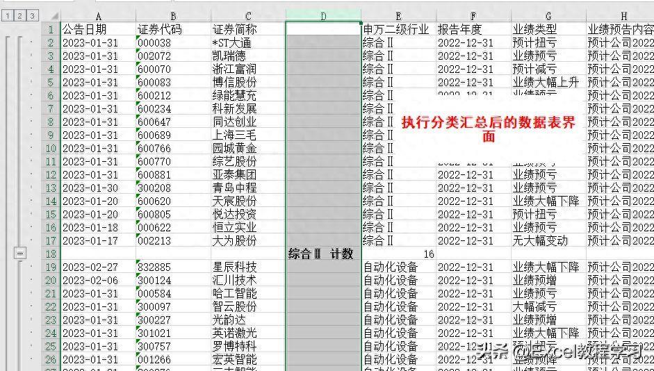 excel分类汇总在哪里(怎么把相同的弄在一起)