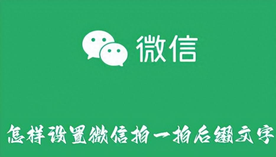 使用微信拍一拍功能使用(微信怎么拍一拍对方添加文字)