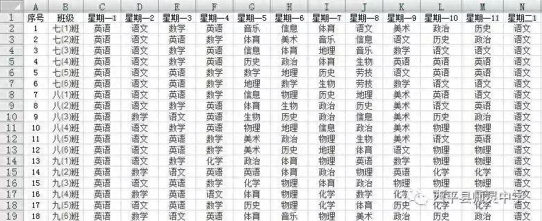 课程表模板excel制作教程(制作可编辑表格基础入门)