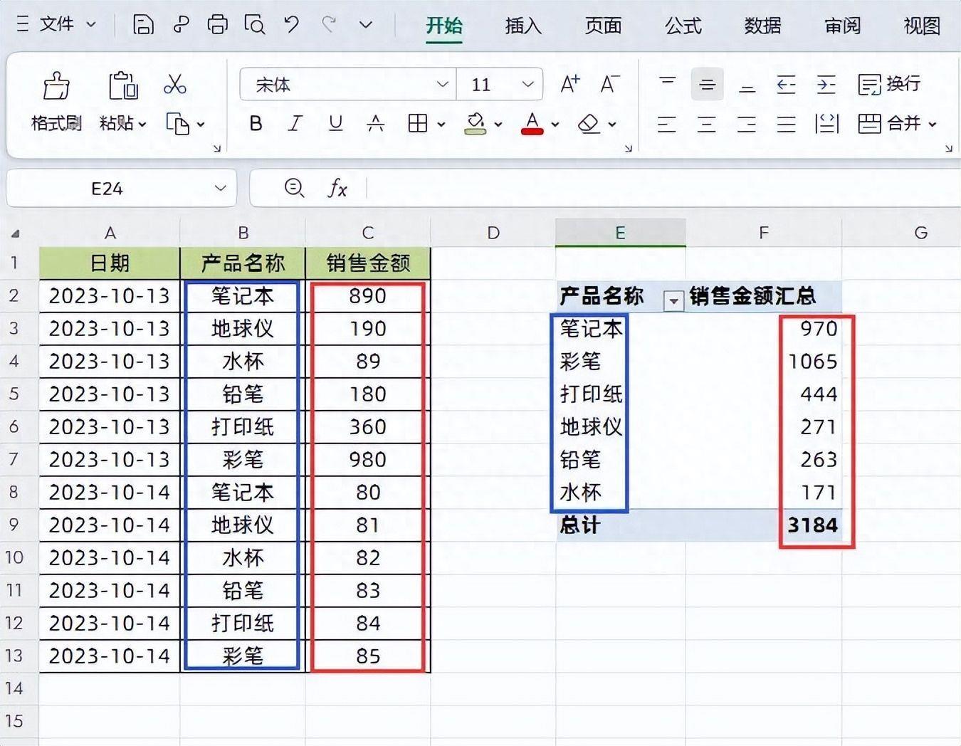 excel分类汇总怎么操作(表格数据计数怎么做)