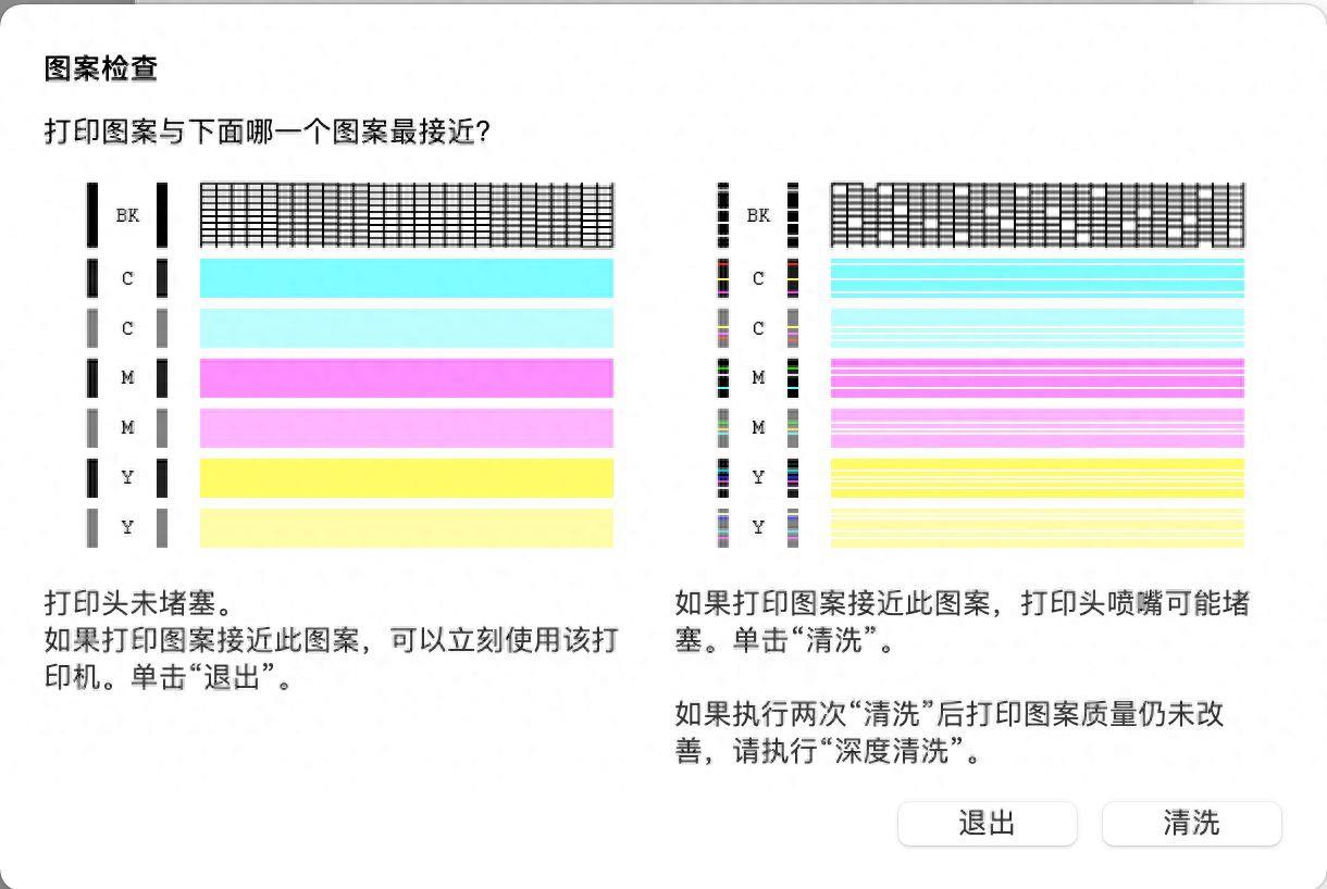 佳能怎么清洗打印机喷头(自动清洗喷头的教程)