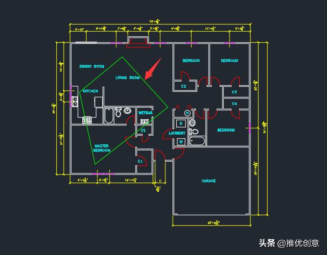 cad修剪命令用法详细(cad区域覆盖的快捷键是什么意思)