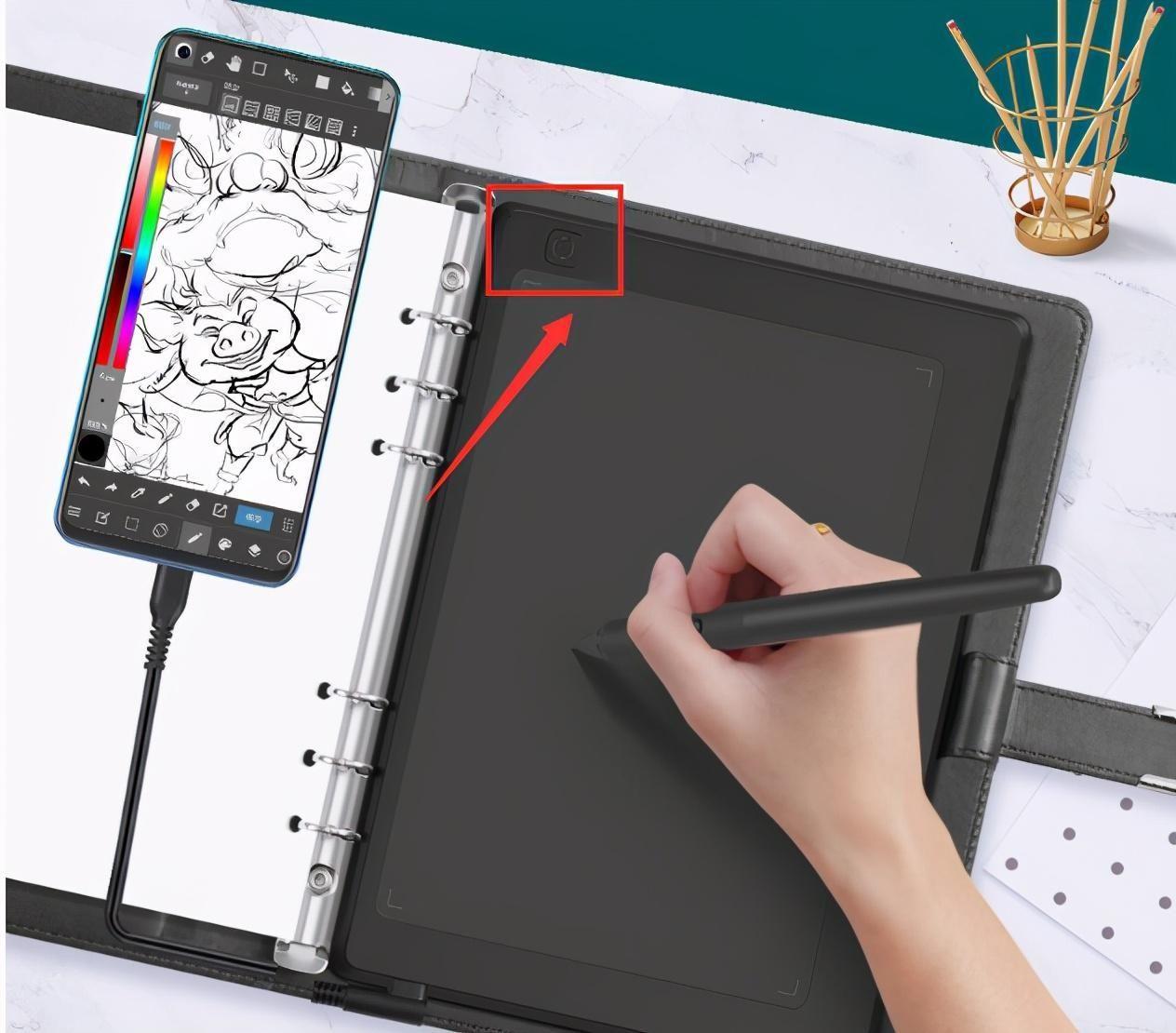 数位板连手机怎么用(画画正确使用数位板的方法)