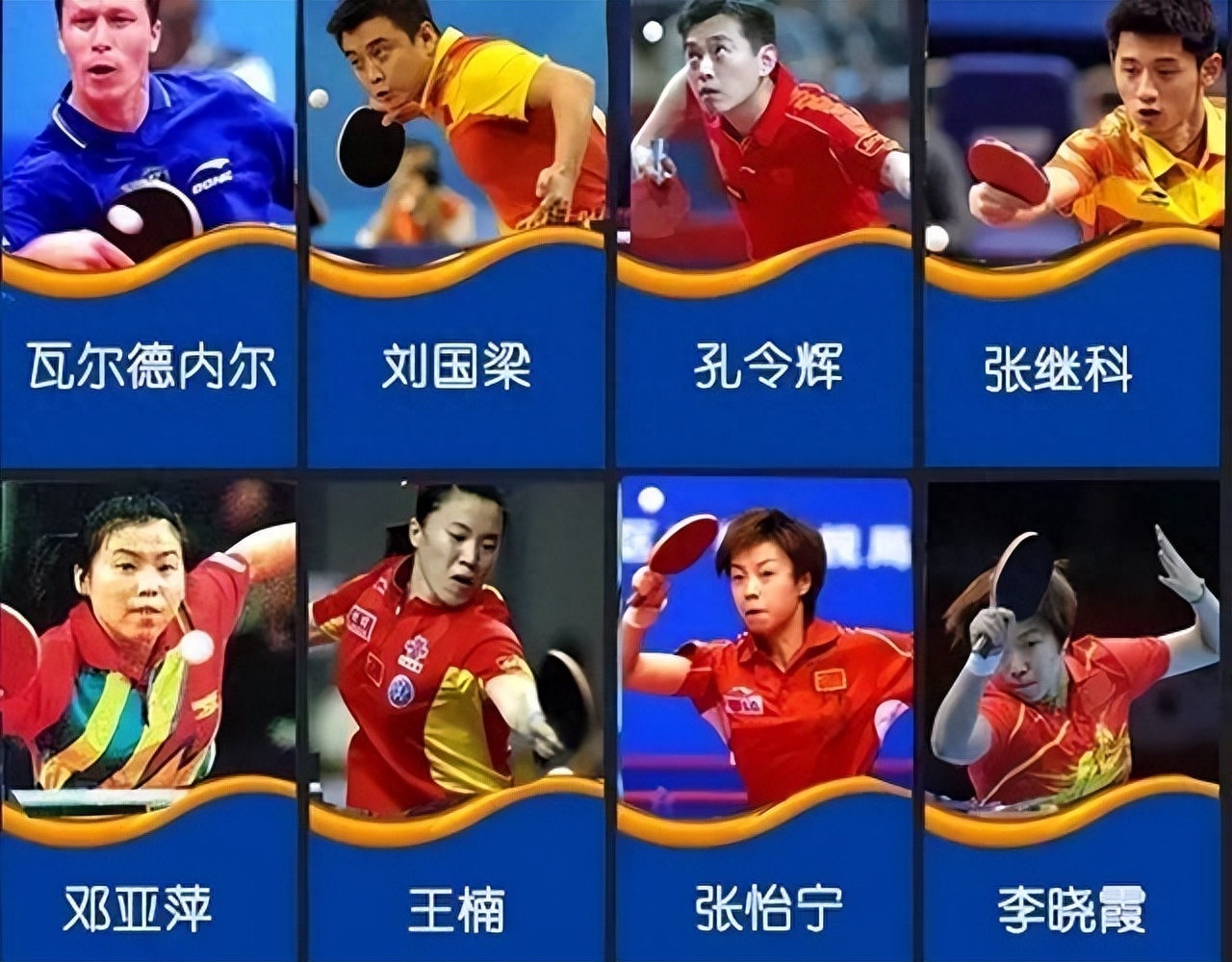 中国乒乓球历届世界冠军名单(乒乓球世界冠军一览)