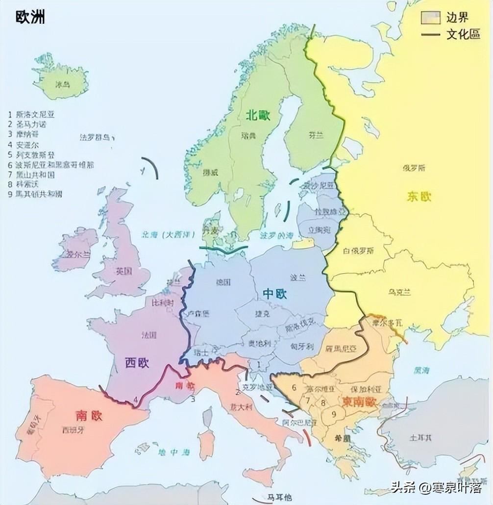 欧洲区域哪个更有发展潜力(欧洲包括哪些国家和地区地图)