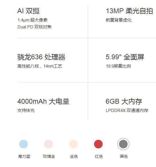 红米note5参数配置(2023性价比高的手机是哪款)
