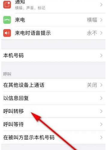 苹果设置呼叫转移没有确认键怎么回事