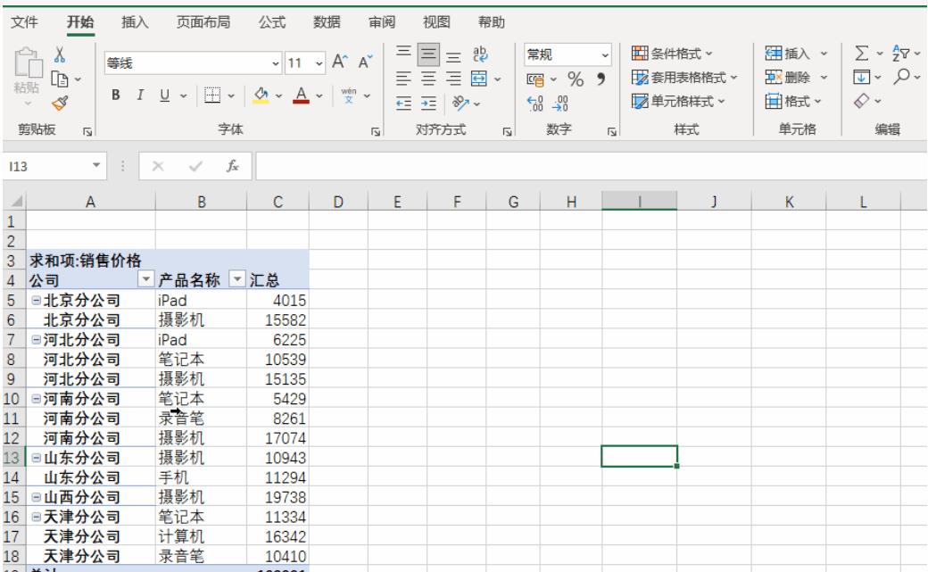 数据透视表excel教程讲解