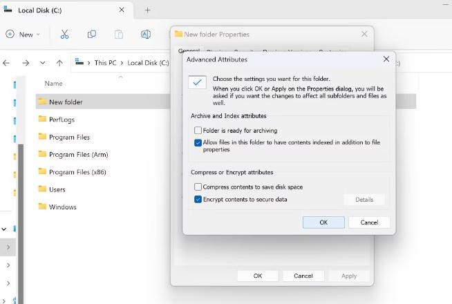 如何加密Windows电脑上的文件或文件夹