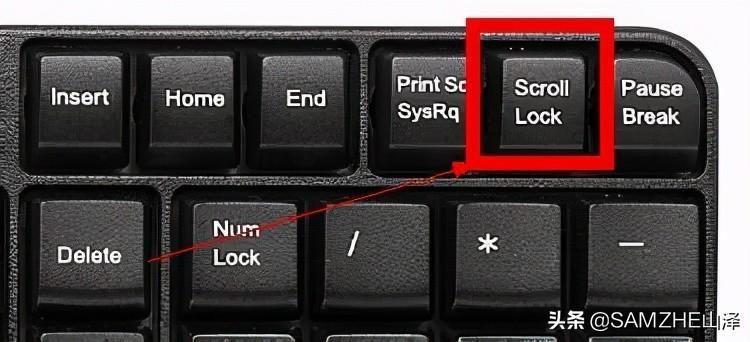 scrolllock键在笔记本上哪个位置(电脑键盘键位全图详细)