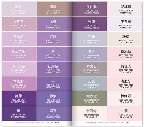 中国古代颜色传统名称表
