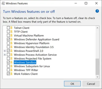 Windows Sandbox 初始化失败 [修复]