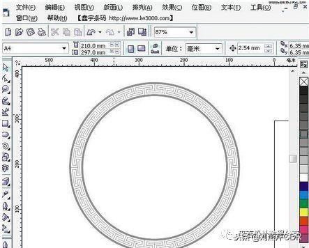 如何设置花纹边框?cdr怎么做花纹边框