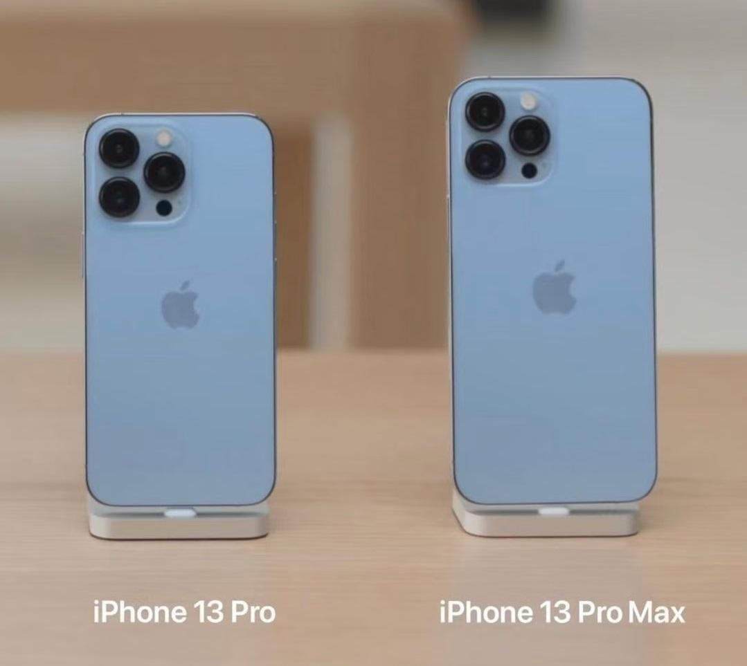 iphone13pro和max参数配置和外观区别(附：两款手机哪个更值得买)