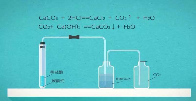 碳酸钙和盐酸反应的化学方程式和离子方程式及现象