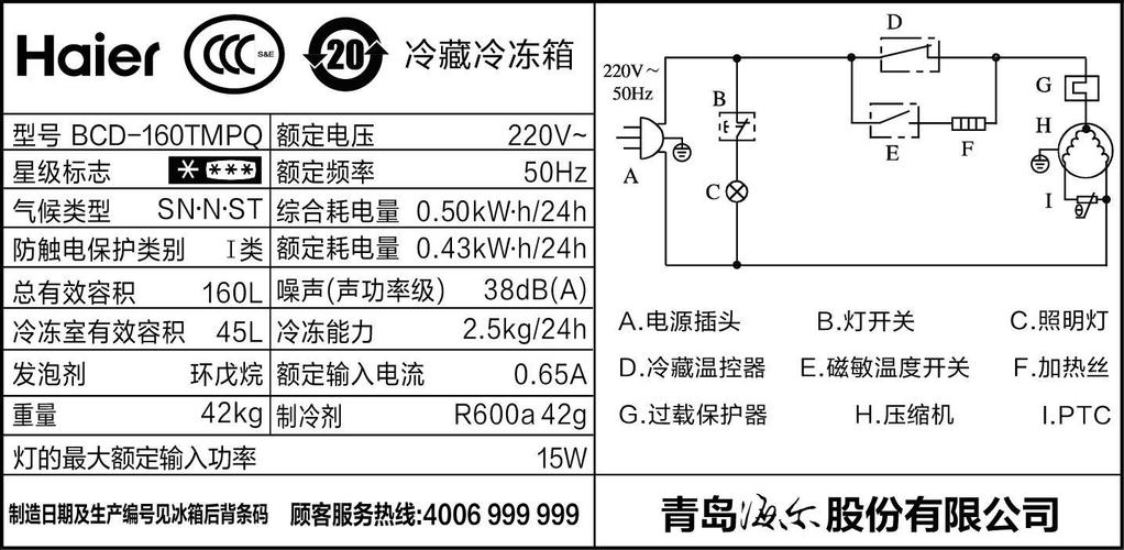 家用冰箱功率一般多大（家用冰箱功率是多少）