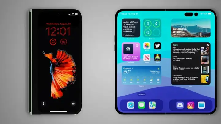 iPhone折叠屏手机什么时候发售？苹果折叠屏或2025年推出