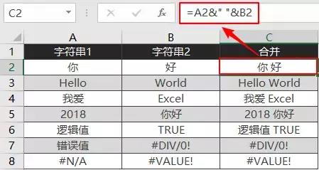 excel字符串合并公式及方法(电脑表格合并文字的设置函数步骤)-趣考网