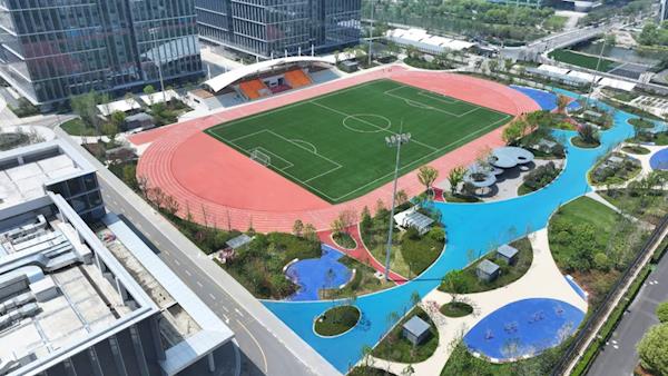 阿里巴巴杭州全球总部正式启用：空中俯瞰是一个笑脸花园
