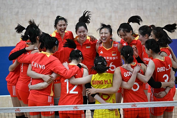 中国女排3-1逆转美国队,2024世界女排联赛巴西站：中国女排3-1逆转韩国女排