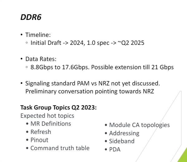 官方预告DDR6内存：频率冲击21GHz！