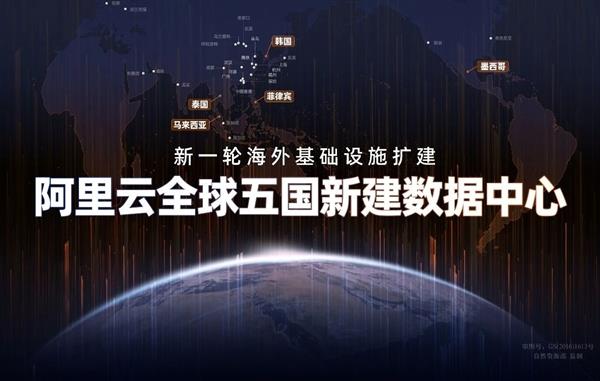 阿里云在5个国家投资新建数据中心：首次进入墨西哥