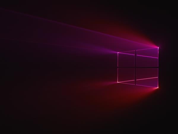 Windows10默认壁纸竟不是电脑生成！真实激光、窗户打出来的