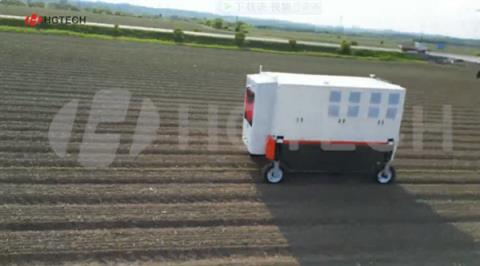 告别农药、零污染环境！中国第一台全天候激光智能除草机器人落地