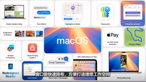 苹果新版MacOS发布：支持iPhone镜像“多屏协同”来了