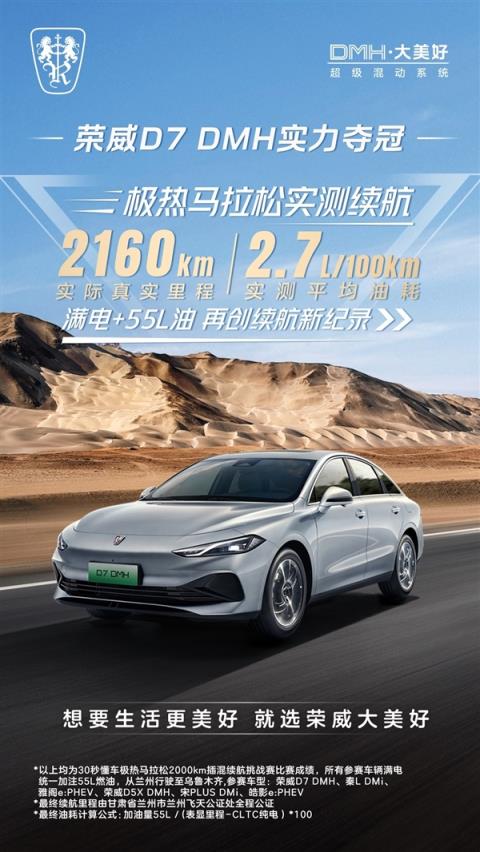 同台竞技比亚迪秦L、本田雅阁PHEV：荣威D7DMH续航2160km夺第一-趣考网