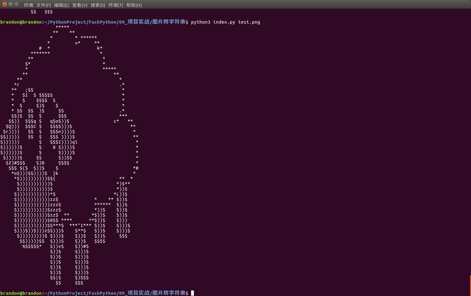 Python实现图片转字符画的示例代码详解
