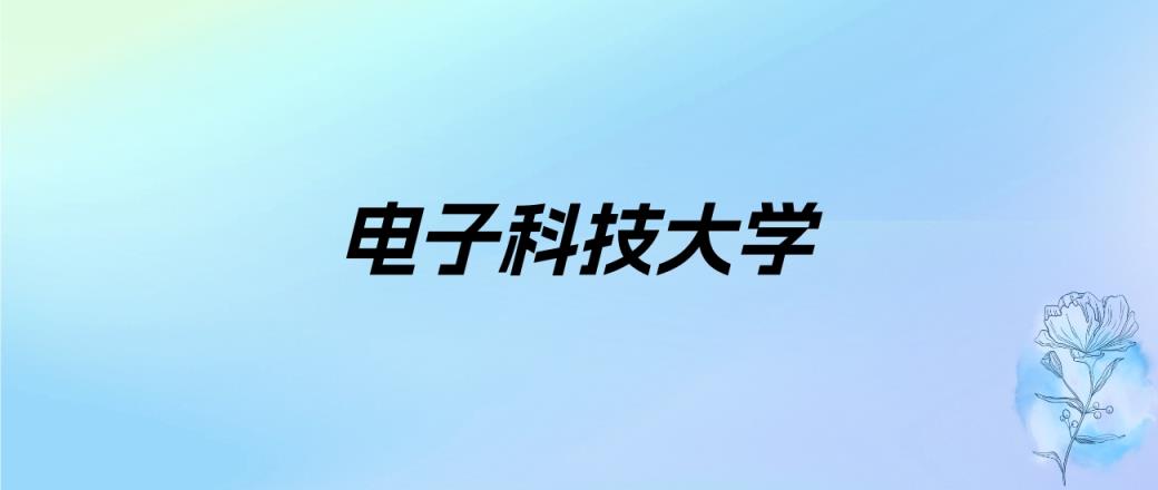 2024年电子科技大学学费明细：一年6000-9800元（各专业收费标准）-趣考网