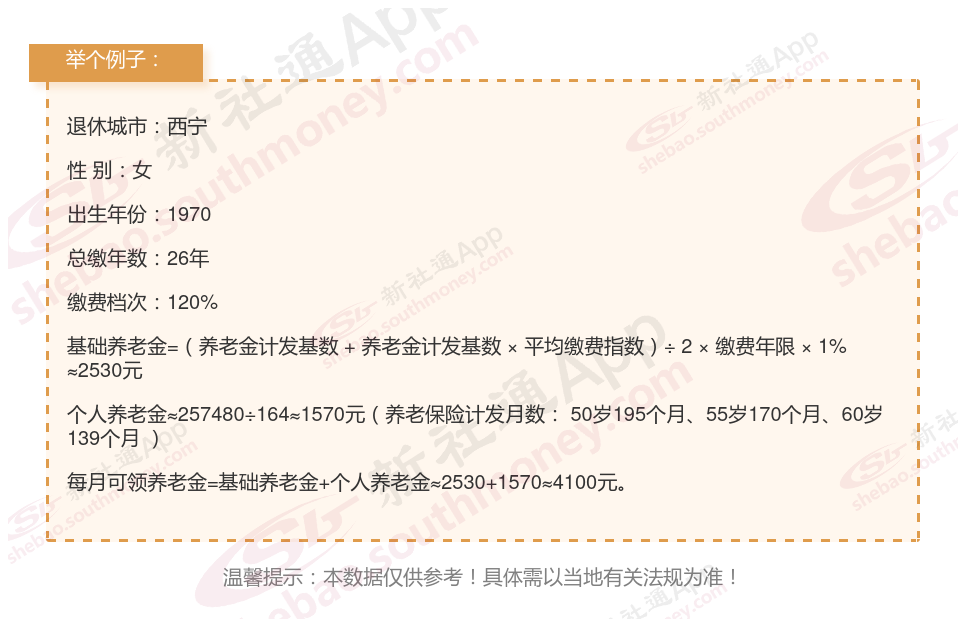 青海西宁社保交满26年每月领多少钱？，25年2月15日-趣考网