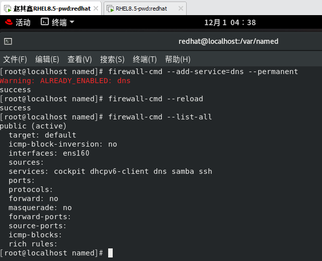 redhat8怎么配置DNS服务（DNS服务配置教程）