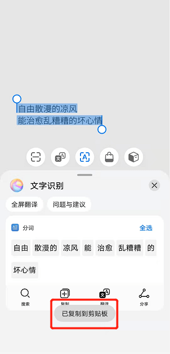 华为手机怎么提取图片中的文字