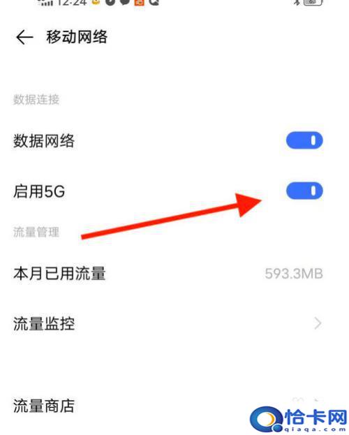 怎样打开手机的5g网络