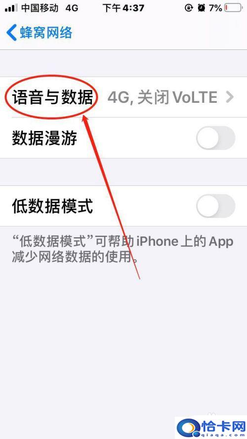 苹果手机怎么开volte通话