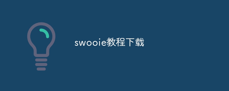 swooie教程下载