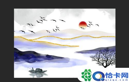 手机怎么制作金边图片？Photoshop如何给图片添加金边