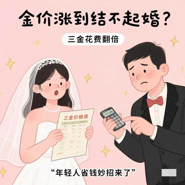 金价飙涨致备婚三金成本激增，带您了解详细情况