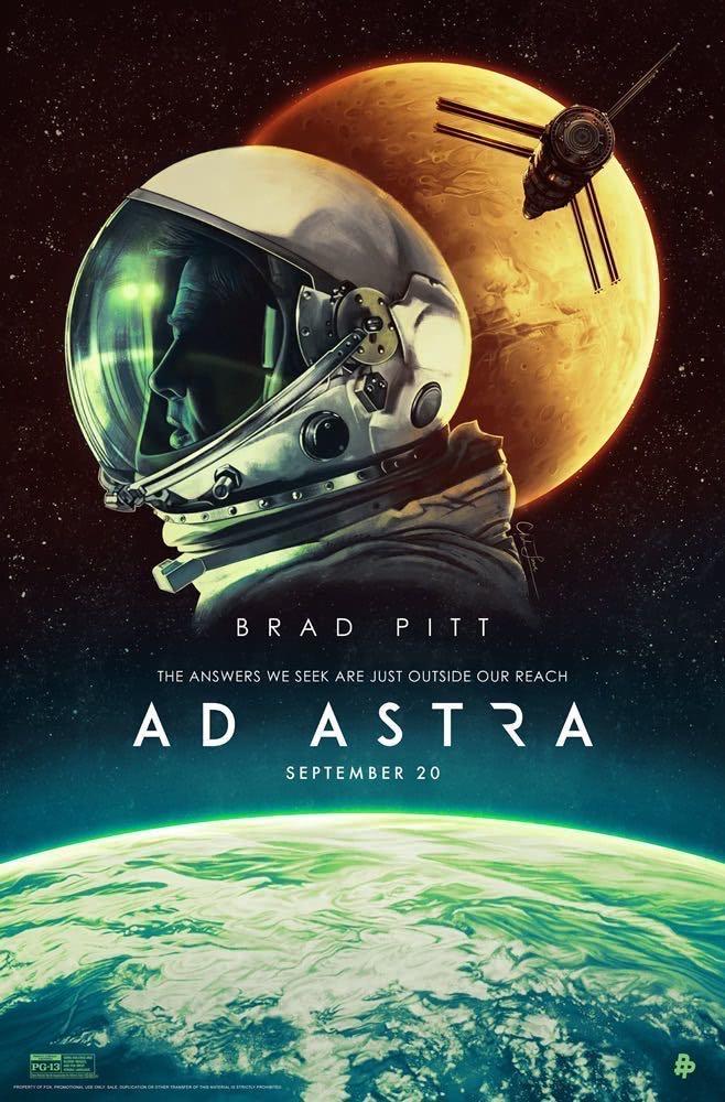 ad和astra——《星际探索》海报上的两个拉丁语单词