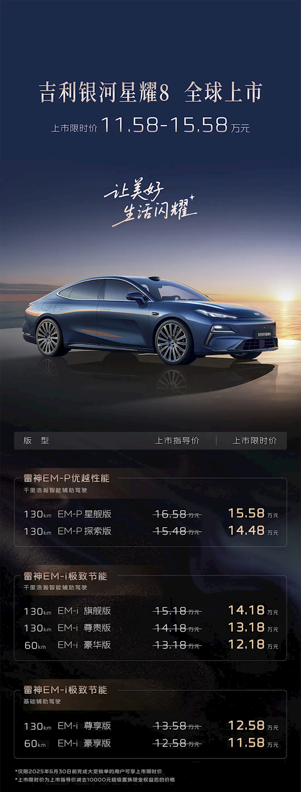 吉利高管回应银河星耀8定价：价格不是市场定 而是由用户决定(图2)