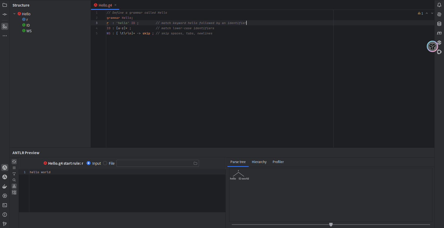 Java使用ANTLR4对Lua脚本语法校验详解
