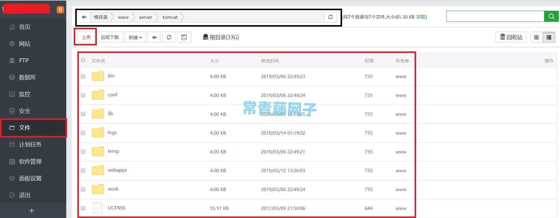 宝塔面板搭建和部署java网站项目图文教程。