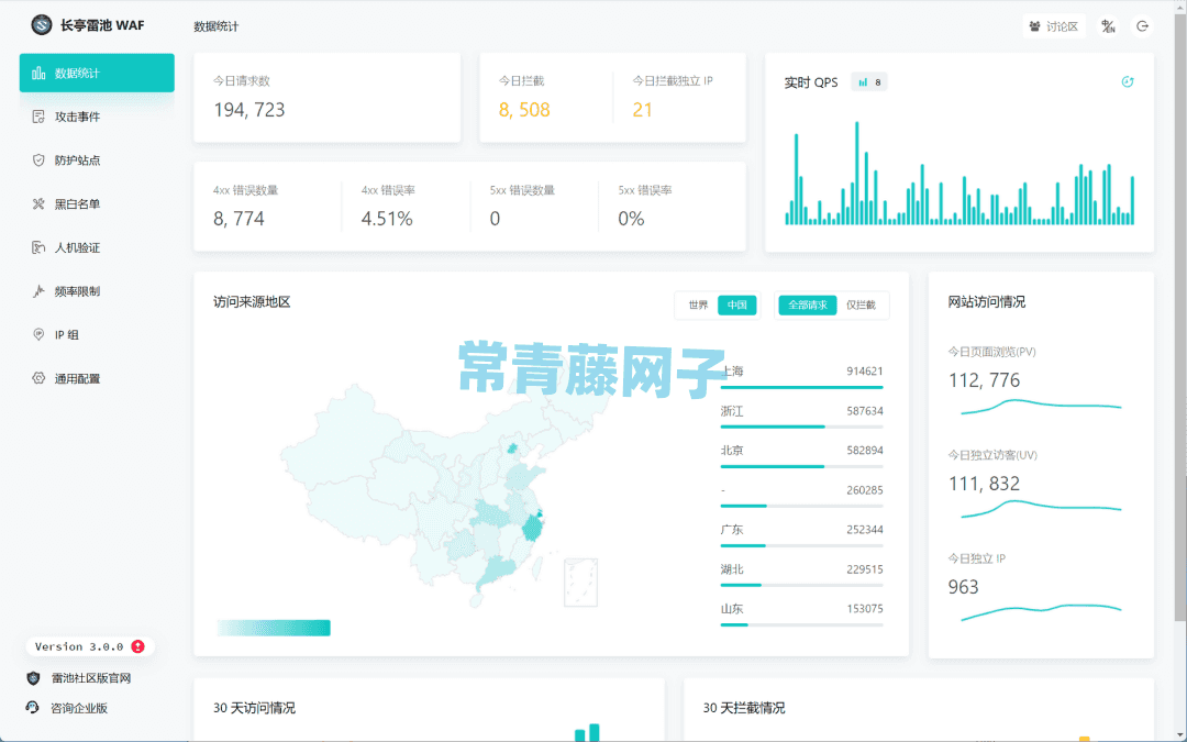 雷池:你的网站免费安全卫士